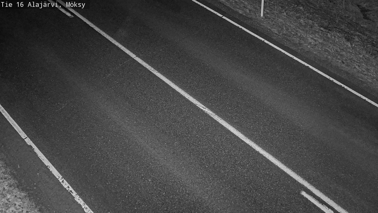 Weather Camera Image Road 16 Alajärvi, Möksy, Alajärvi, Etelä-Pohjanmaa