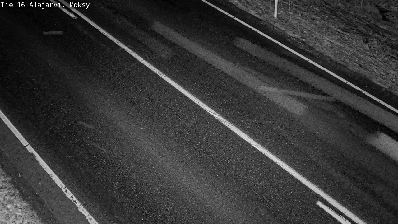 Weather Camera Image Road 16 Alajärvi, Möksy, Alajärvi, Etelä-Pohjanmaa