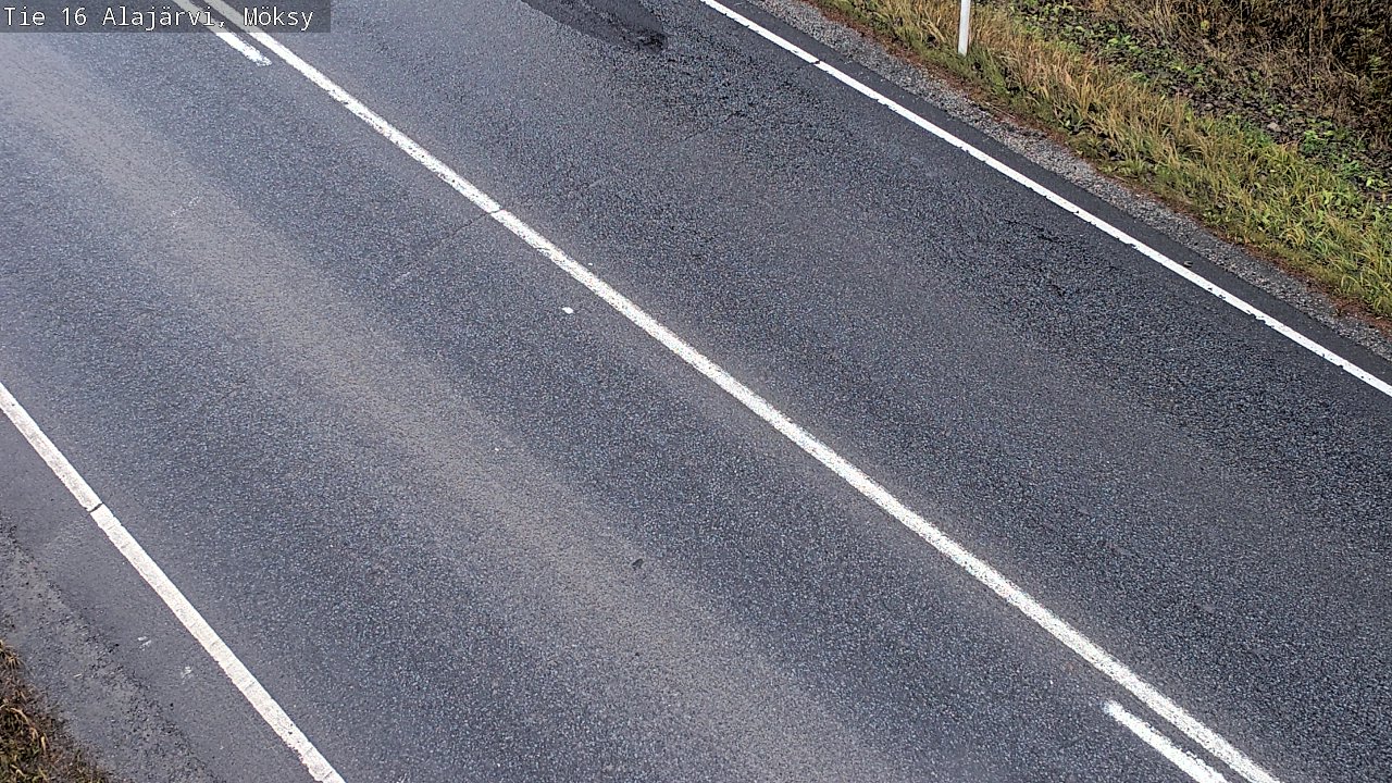 Weather Camera Image Väg 16 Alajärvi, Möksy, Alajärvi, Etelä-Pohjanmaa