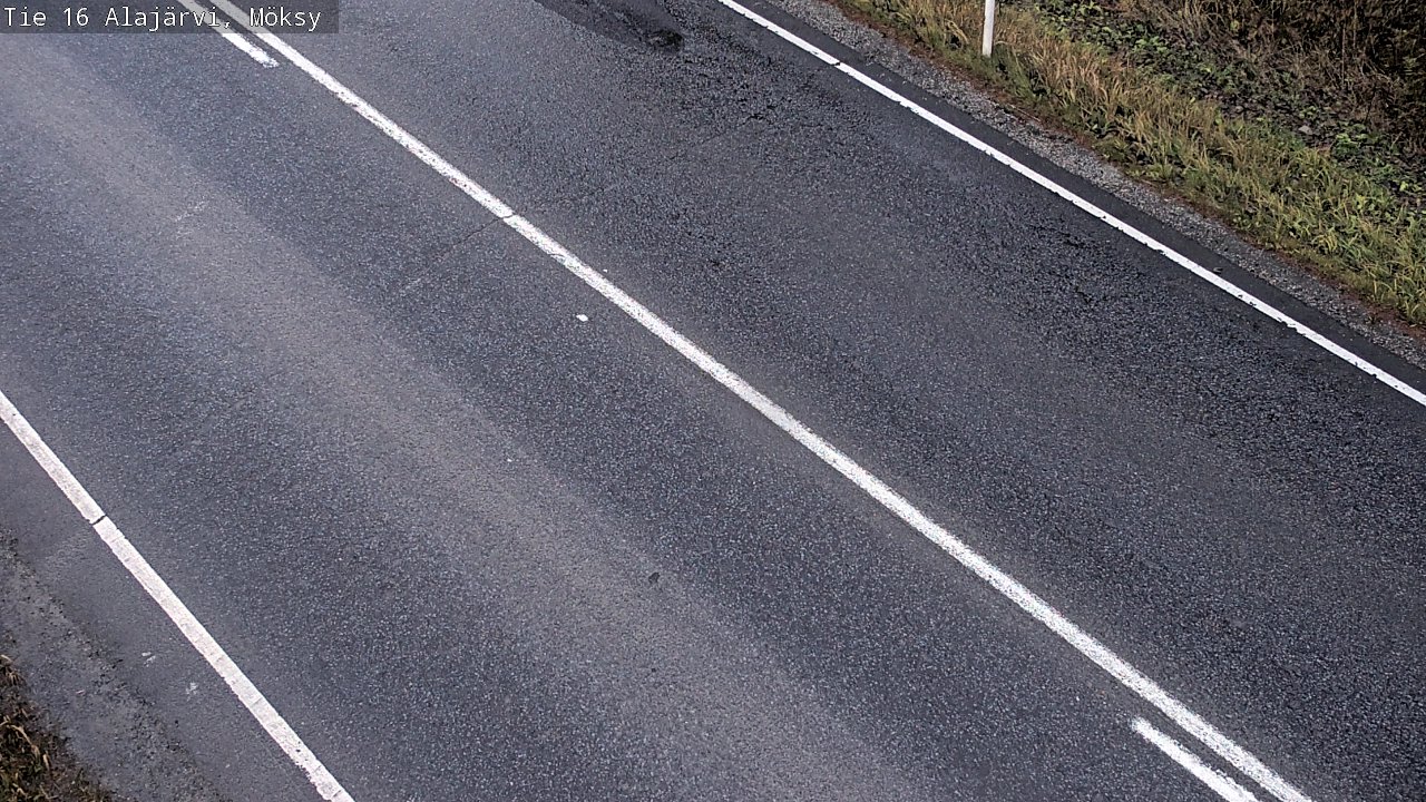 Weather Camera Image Väg 16 Alajärvi, Möksy, Alajärvi, Etelä-Pohjanmaa