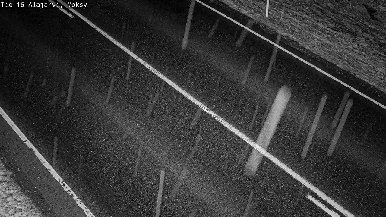 Weather Camera Image Road 16 Alajärvi, Möksy, Alajärvi, Etelä-Pohjanmaa