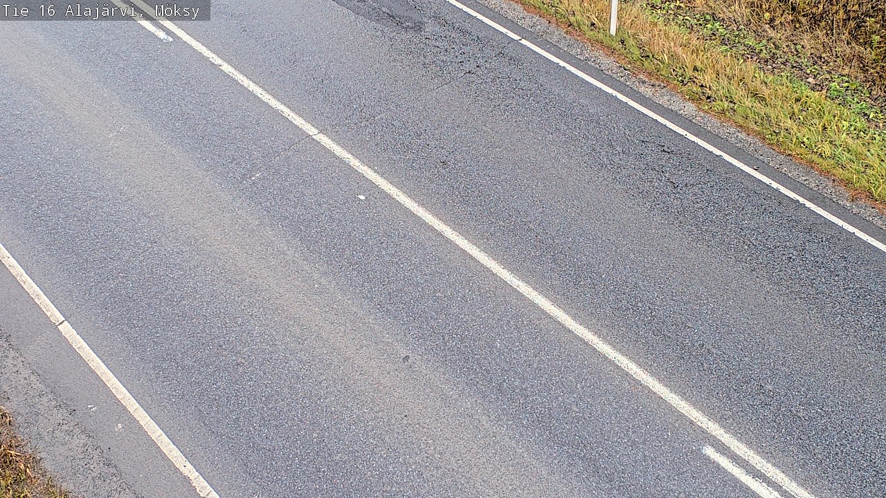 Weather Camera Image Väg 16 Alajärvi, Möksy, Alajärvi, Etelä-Pohjanmaa