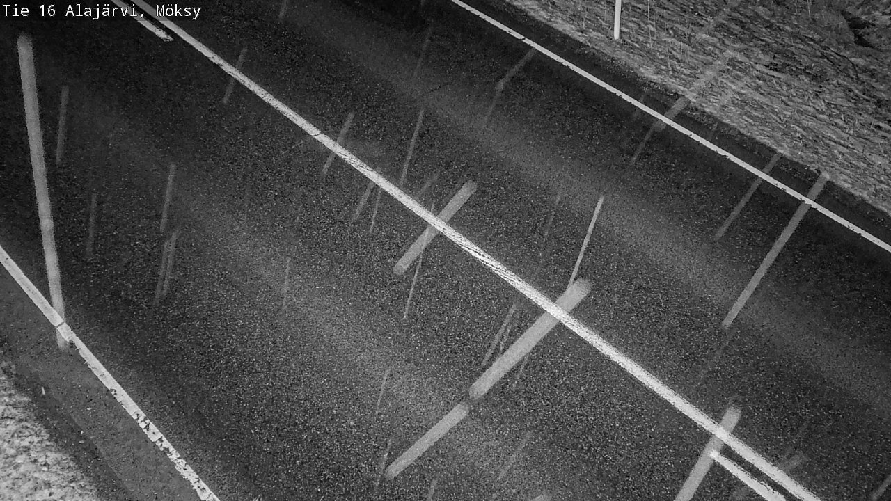Weather Camera Image Road 16 Alajärvi, Möksy, Alajärvi, Etelä-Pohjanmaa