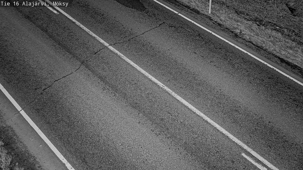 Weather Camera Image Road 16 Alajärvi, Möksy, Alajärvi, Etelä-Pohjanmaa