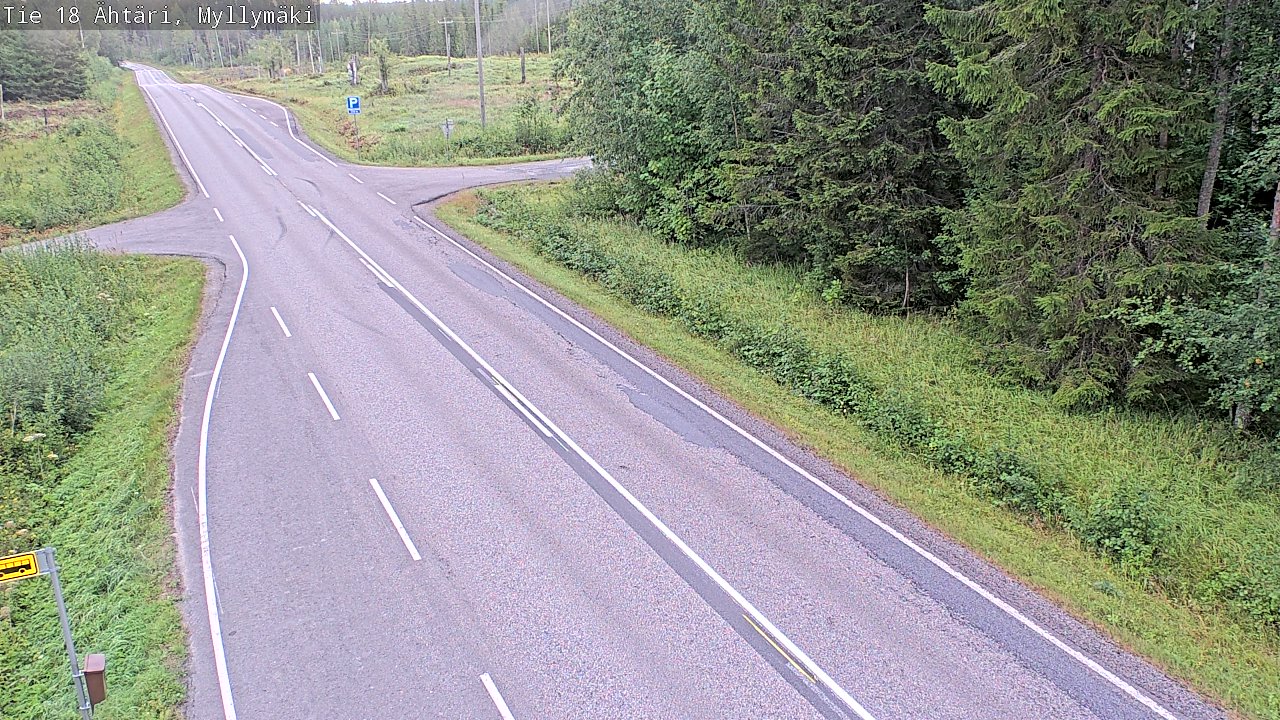 Weather Camera Image Road 18 Ähtäri, Myllymäki, Ähtäri, Etelä-Pohjanmaa
