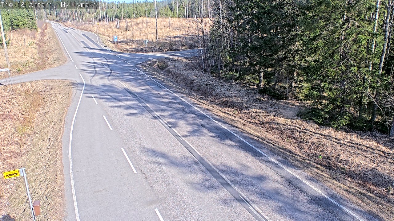 Weather Camera Image Road 18 Ähtäri, Myllymäki, Ähtäri, Etelä-Pohjanmaa