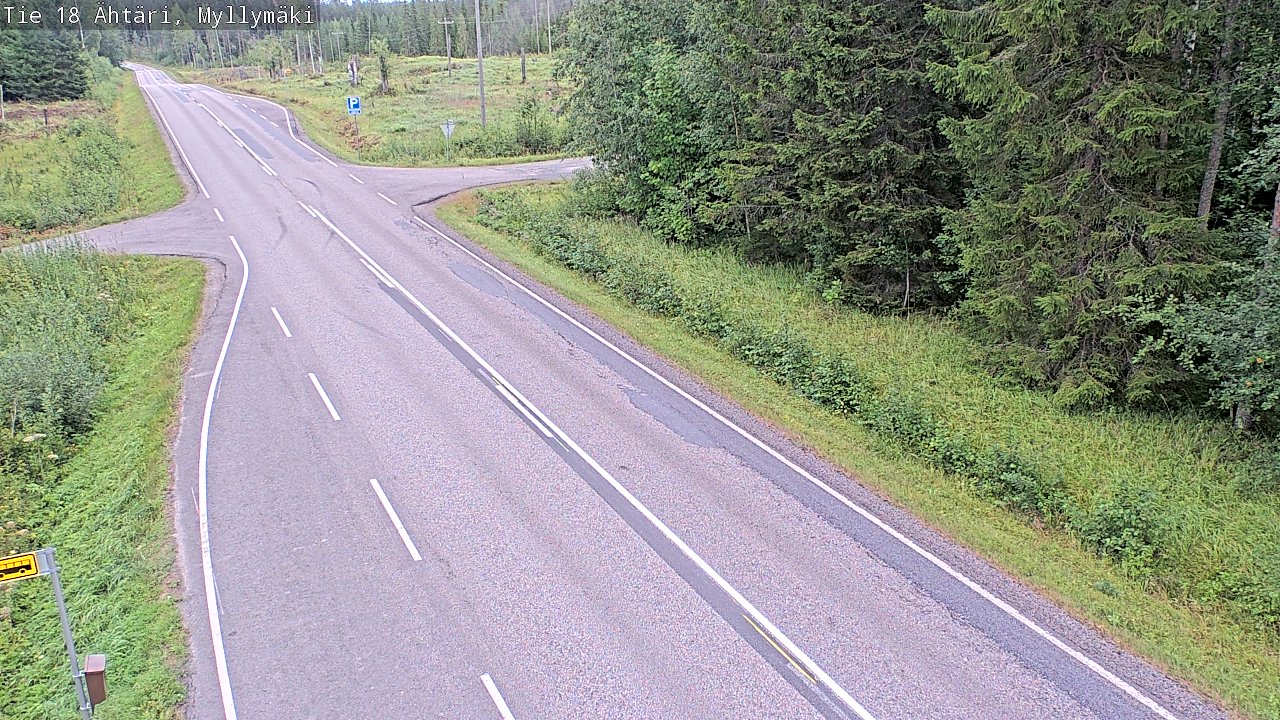 Weather Camera Image Road 18 Ähtäri, Myllymäki, Ähtäri, Etelä-Pohjanmaa