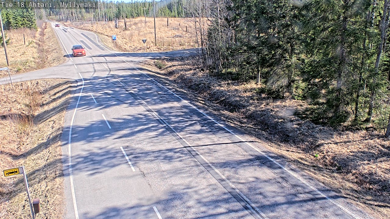 Weather Camera Image Road 18 Ähtäri, Myllymäki, Ähtäri, Etelä-Pohjanmaa