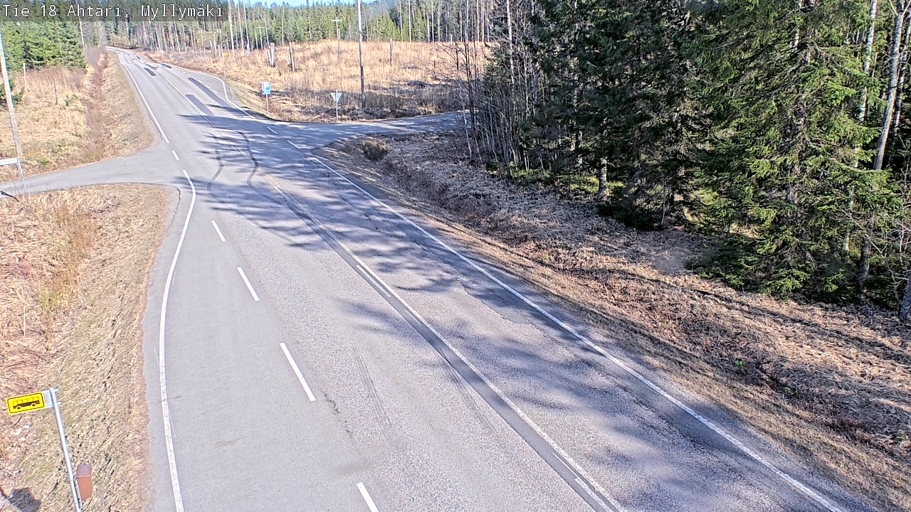 Weather Camera Image Road 18 Ähtäri, Myllymäki, Ähtäri, Etelä-Pohjanmaa