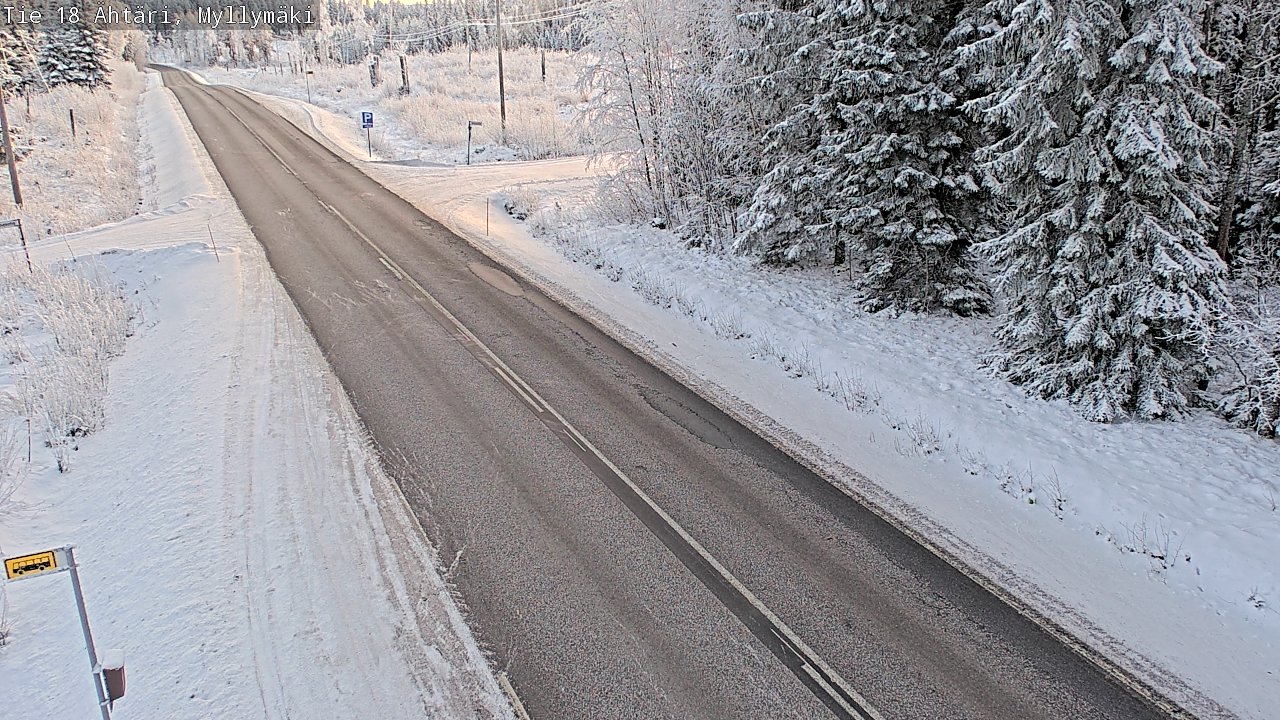 Weather Camera Image Road 18 Ähtäri, Myllymäki, Ähtäri, Etelä-Pohjanmaa