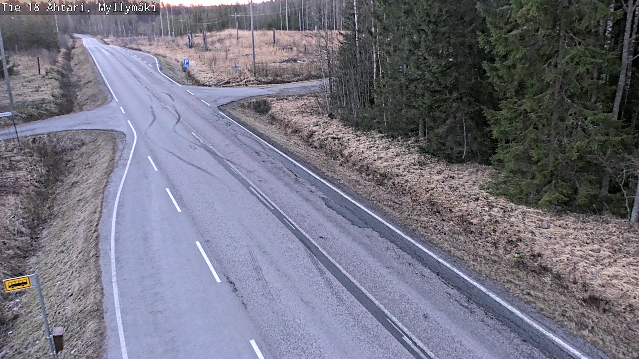 Weather Camera Image Road 18 Ähtäri, Myllymäki, Ähtäri, Etelä-Pohjanmaa