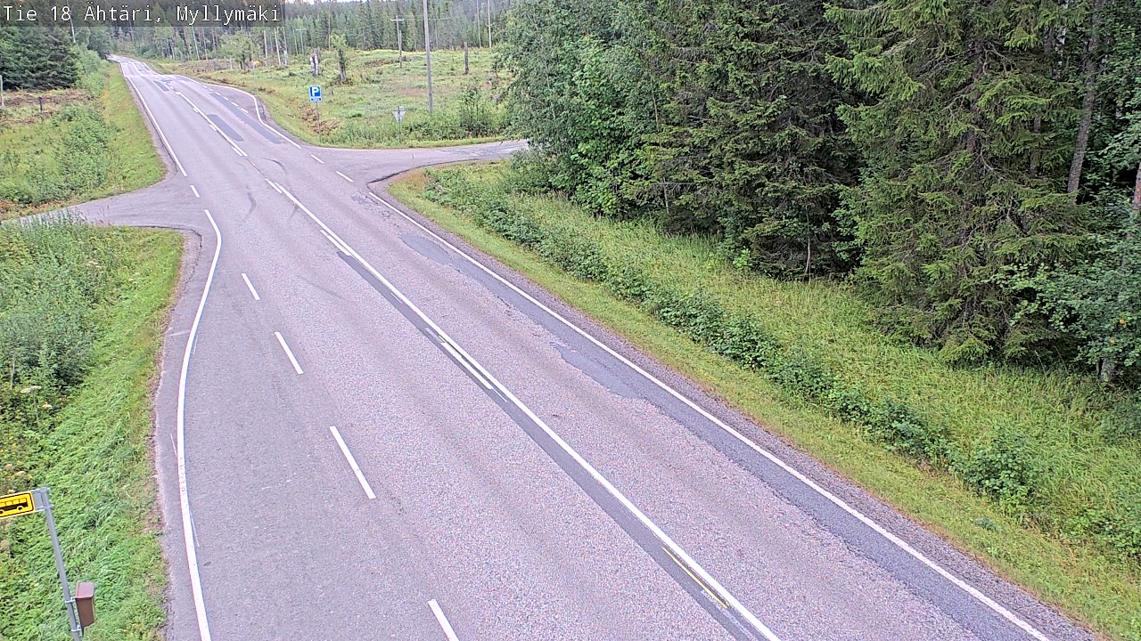 Weather Camera Image Road 18 Ähtäri, Myllymäki, Ähtäri, Etelä-Pohjanmaa