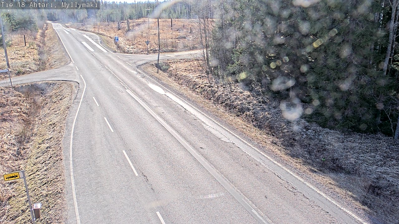 Weather Camera Image Road 18 Ähtäri, Myllymäki, Ähtäri, Etelä-Pohjanmaa