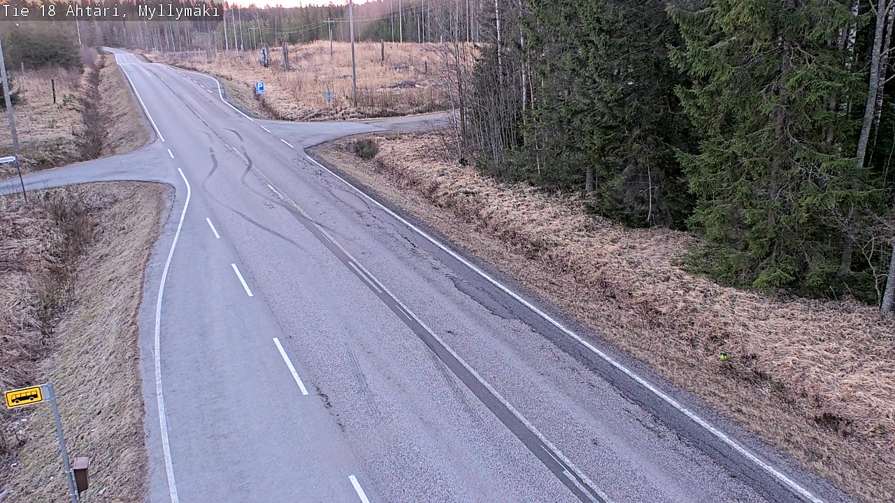 Weather Camera Image Road 18 Ähtäri, Myllymäki, Ähtäri, Etelä-Pohjanmaa