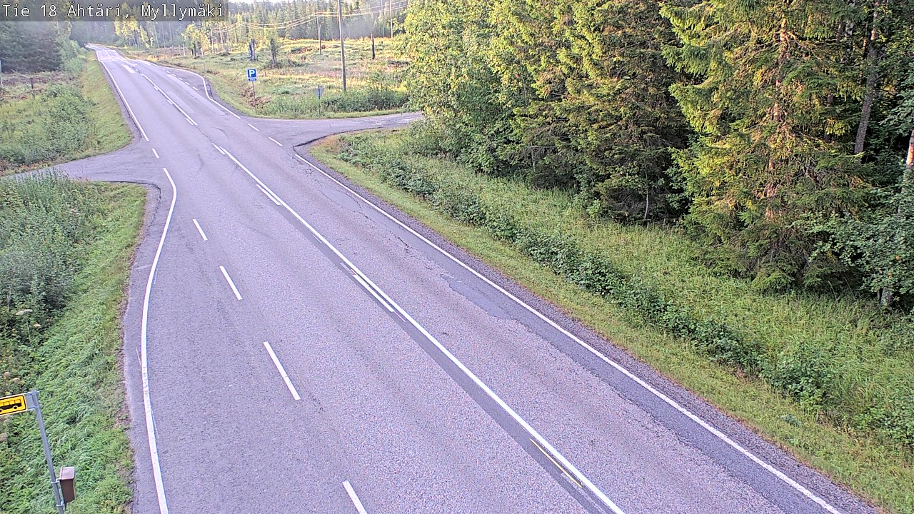 Weather Camera Image Road 18 Ähtäri, Myllymäki, Ähtäri, Etelä-Pohjanmaa