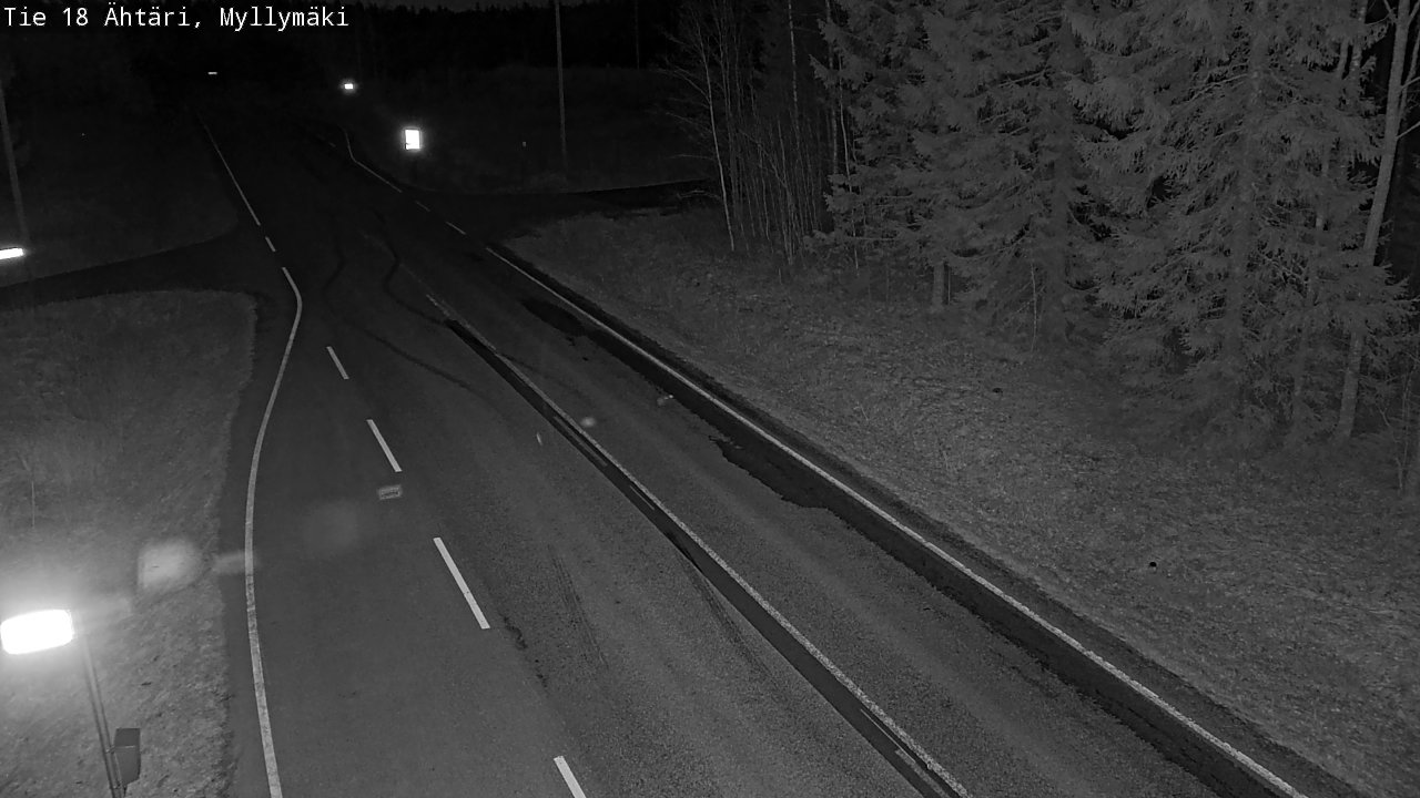 Weather Camera Image Road 18 Ähtäri, Myllymäki, Ähtäri, Etelä-Pohjanmaa