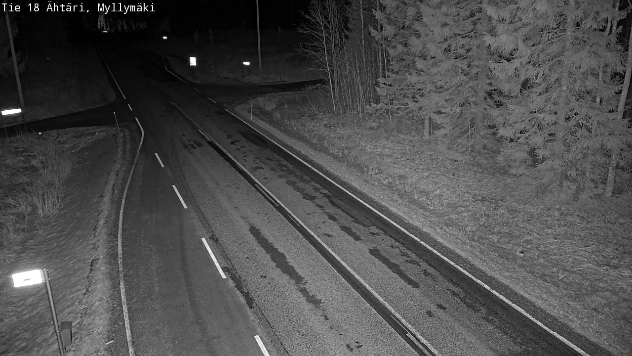 Weather Camera Image Road 18 Ähtäri, Myllymäki, Ähtäri, Etelä-Pohjanmaa