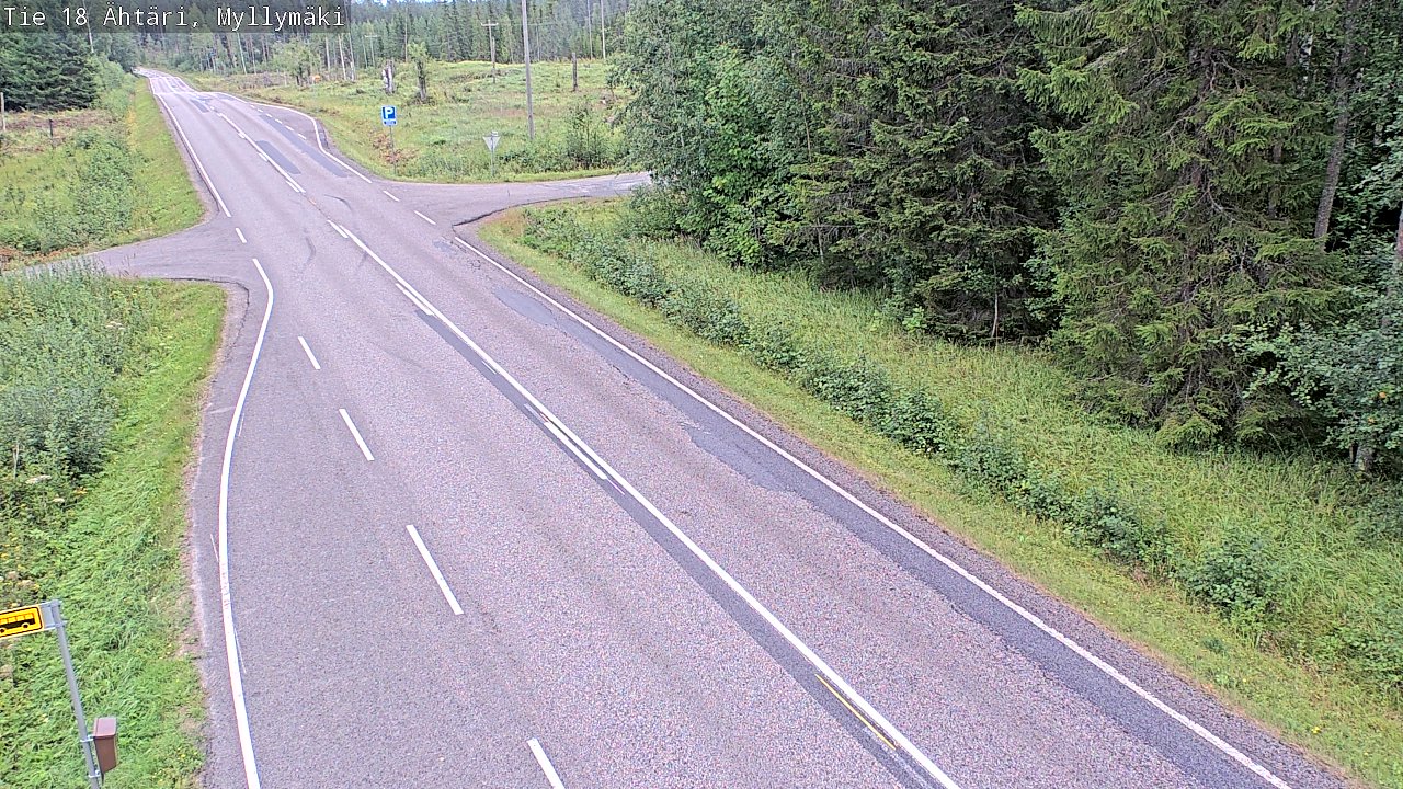 Weather Camera Image Väg 18 Etseri, Myllymäki, Ähtäri, Etelä-Pohjanmaa