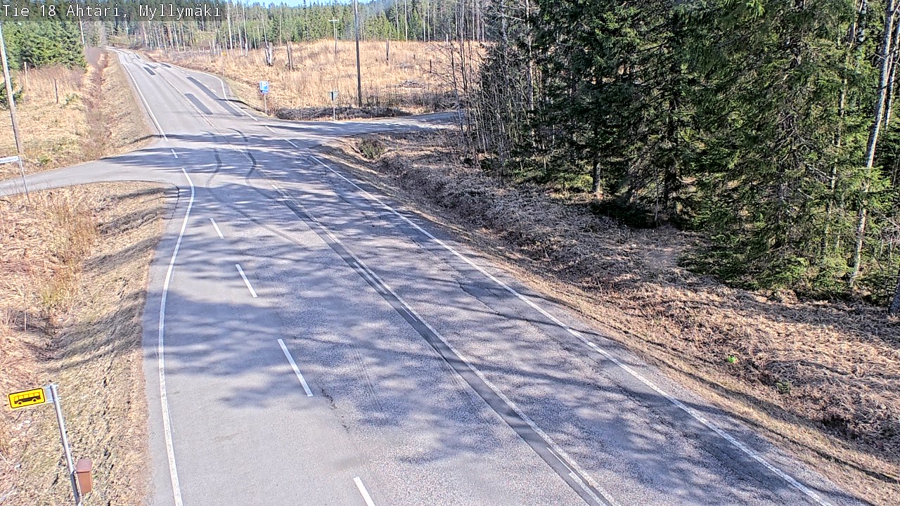 Weather Camera Image Road 18 Ähtäri, Myllymäki, Ähtäri, Etelä-Pohjanmaa