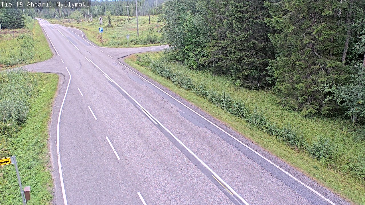 Weather Camera Image Road 18 Ähtäri, Myllymäki, Ähtäri, Etelä-Pohjanmaa