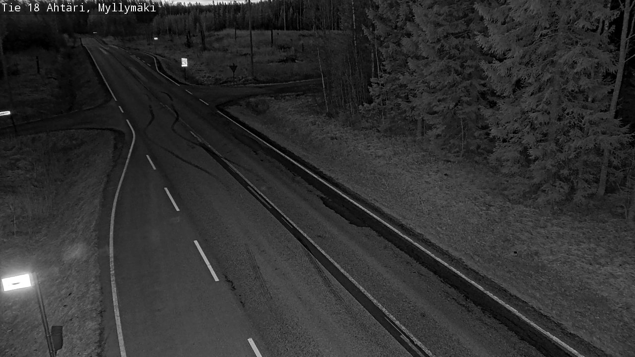 Weather Camera Image Road 18 Ähtäri, Myllymäki, Ähtäri, Etelä-Pohjanmaa