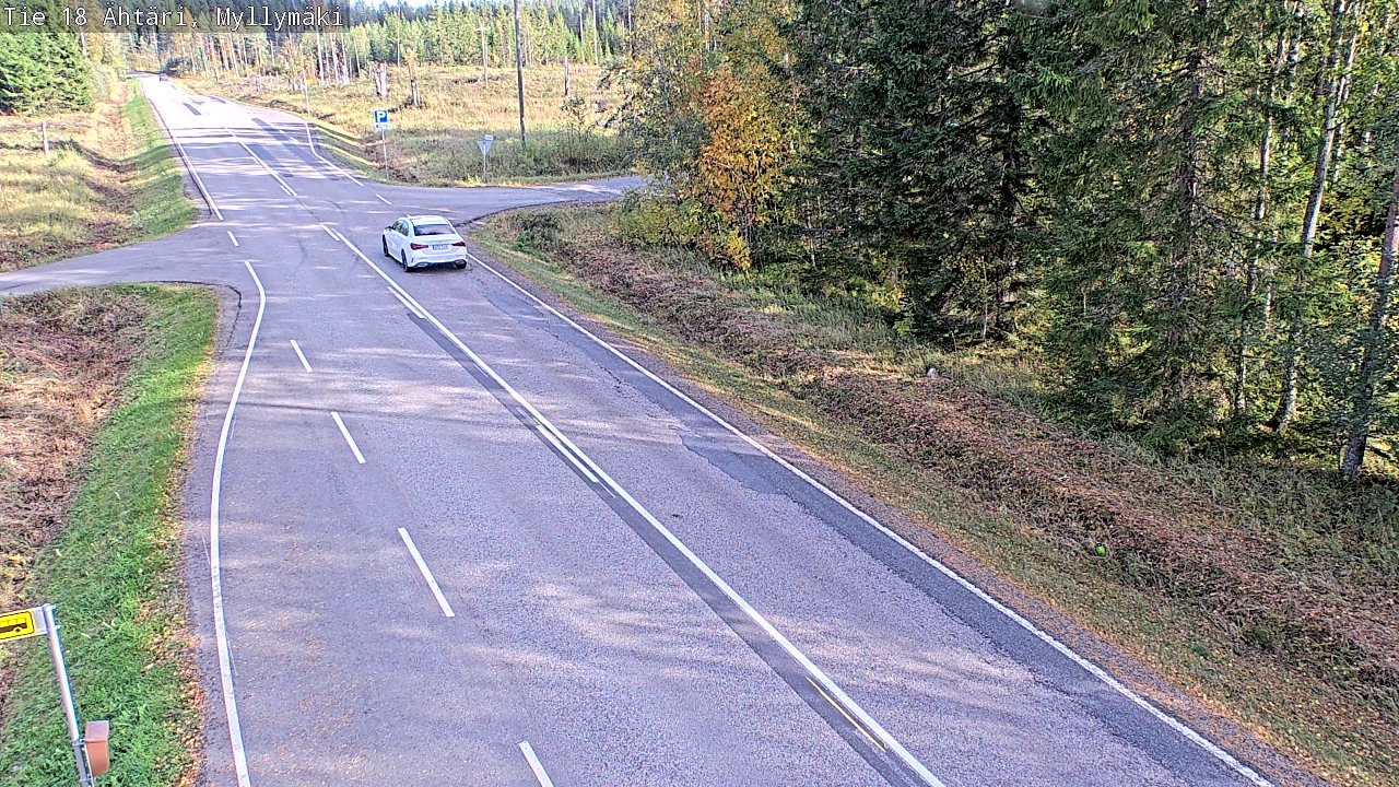 Weather Camera Image Road 18 Ähtäri, Myllymäki, Ähtäri, Etelä-Pohjanmaa
