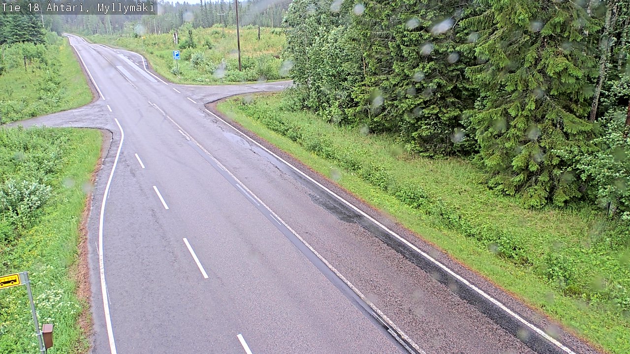 Weather Camera Image Väg 18 Etseri, Myllymäki, Ähtäri, Etelä-Pohjanmaa