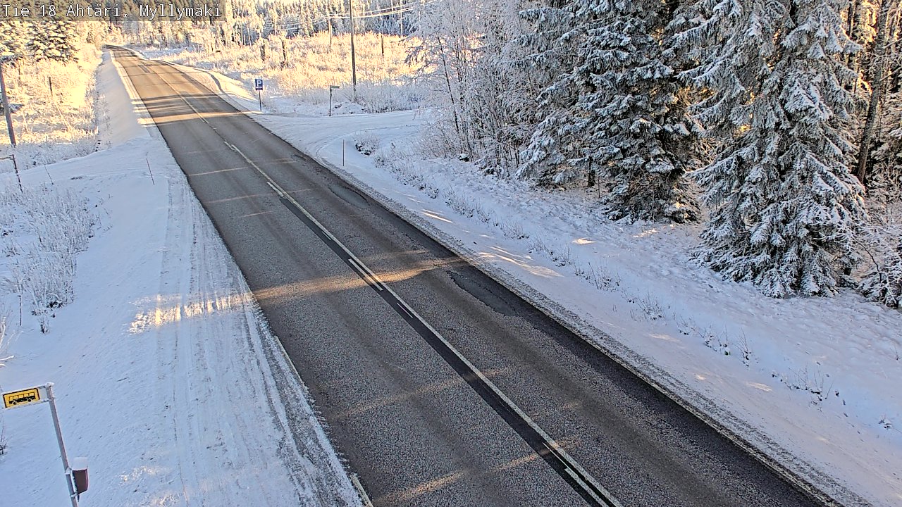 Weather Camera Image Road 18 Ähtäri, Myllymäki, Ähtäri, Etelä-Pohjanmaa