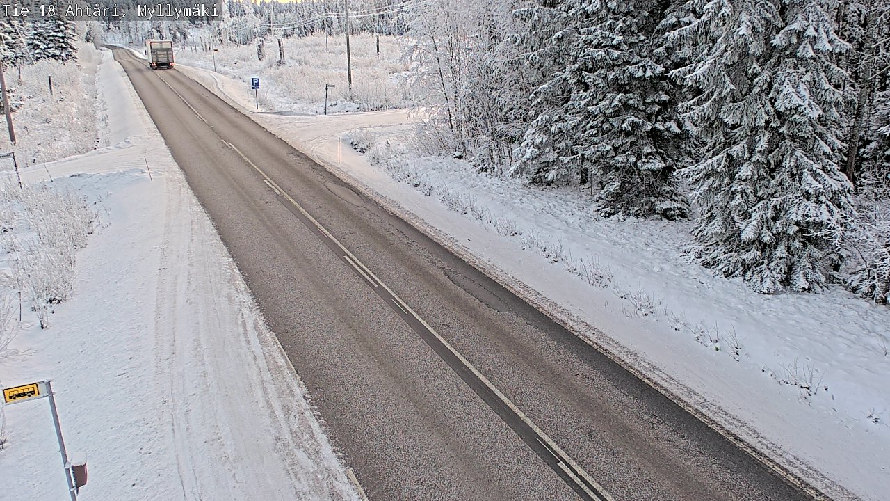Weather Camera Image Road 18 Ähtäri, Myllymäki, Ähtäri, Etelä-Pohjanmaa
