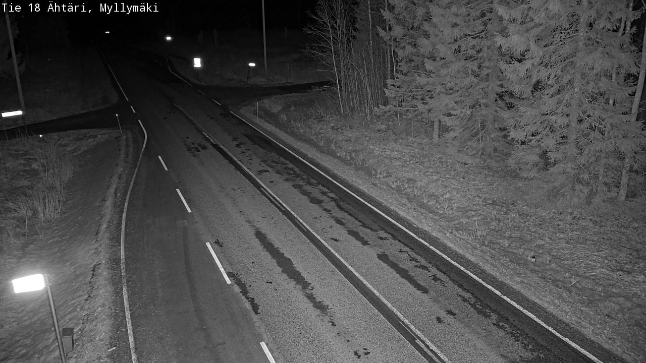 Weather Camera Image Road 18 Ähtäri, Myllymäki, Ähtäri, Etelä-Pohjanmaa