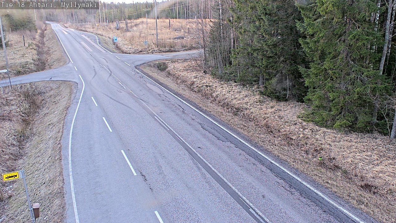 Weather Camera Image Väg 18 Etseri, Myllymäki, Ähtäri, Etelä-Pohjanmaa