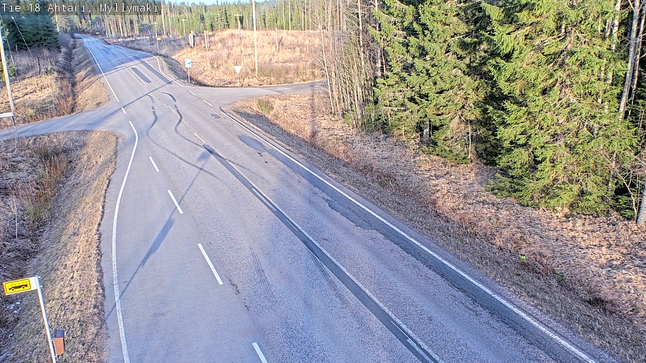 Weather Camera Image Road 18 Ähtäri, Myllymäki, Ähtäri, Etelä-Pohjanmaa