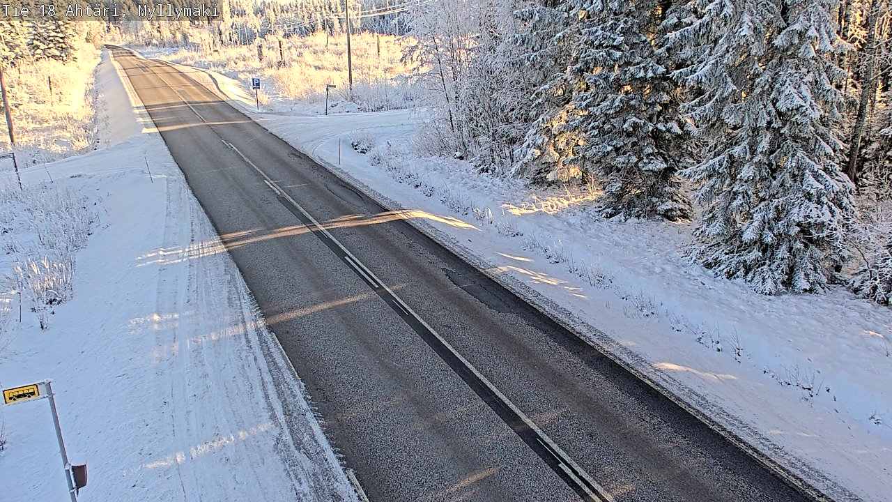 Weather Camera Image Road 18 Ähtäri, Myllymäki, Ähtäri, Etelä-Pohjanmaa