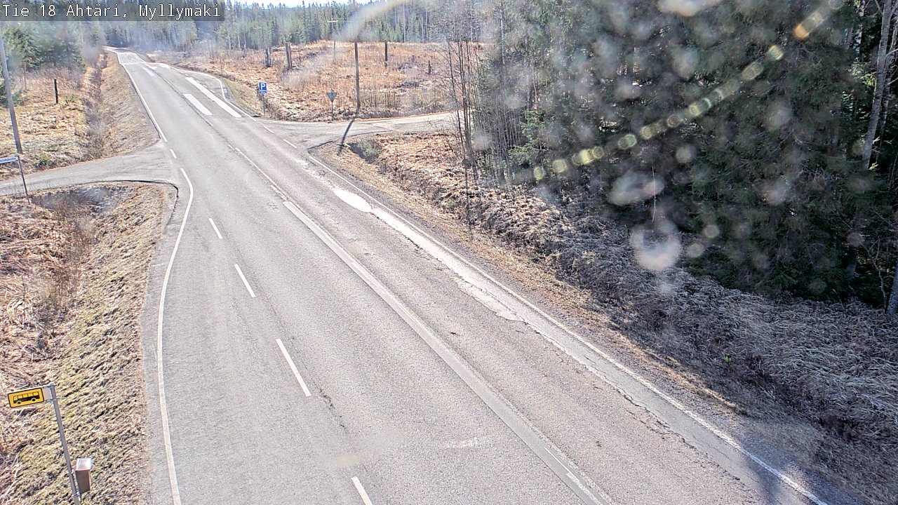 Weather Camera Image Road 18 Ähtäri, Myllymäki, Ähtäri, Etelä-Pohjanmaa