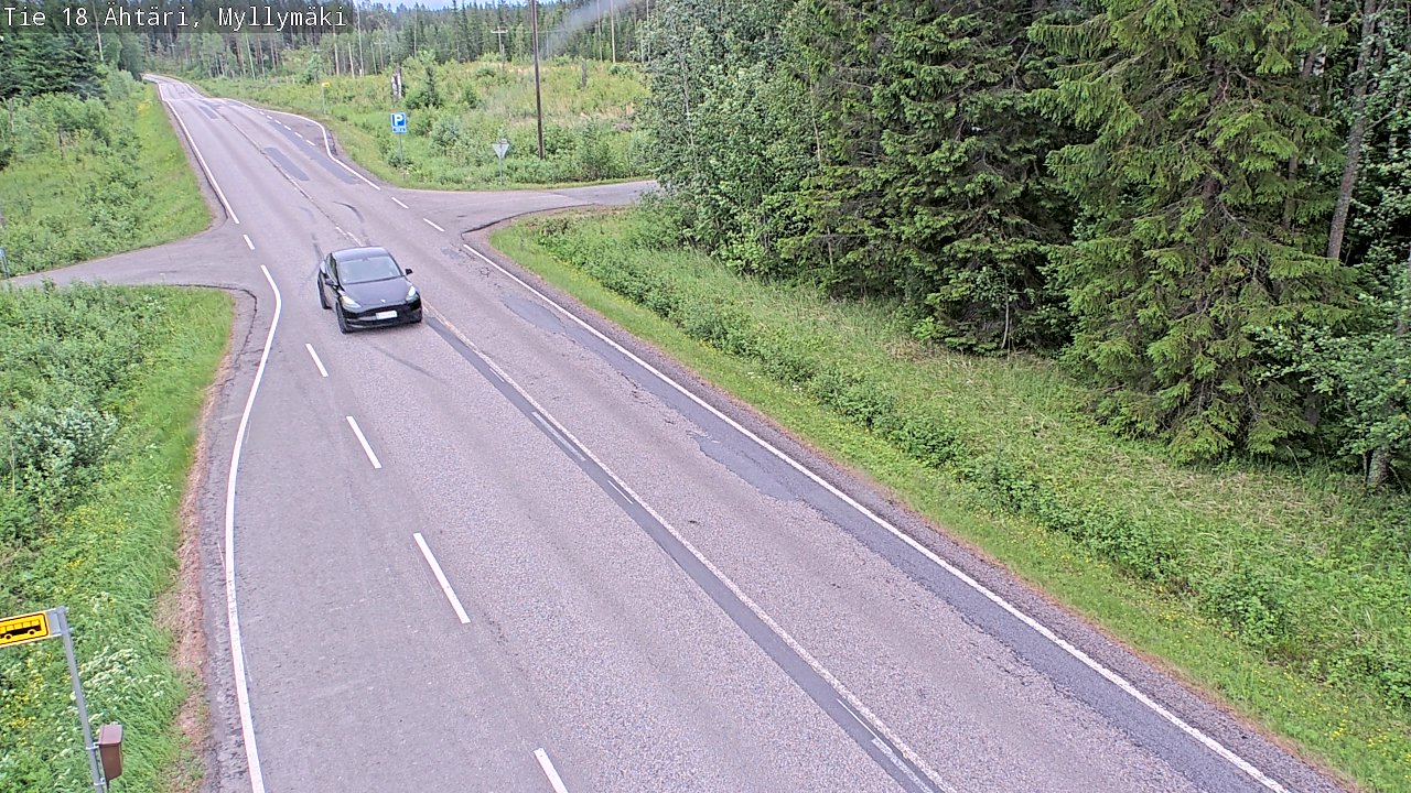 Weather Camera Image Road 18 Ähtäri, Myllymäki, Ähtäri, Etelä-Pohjanmaa