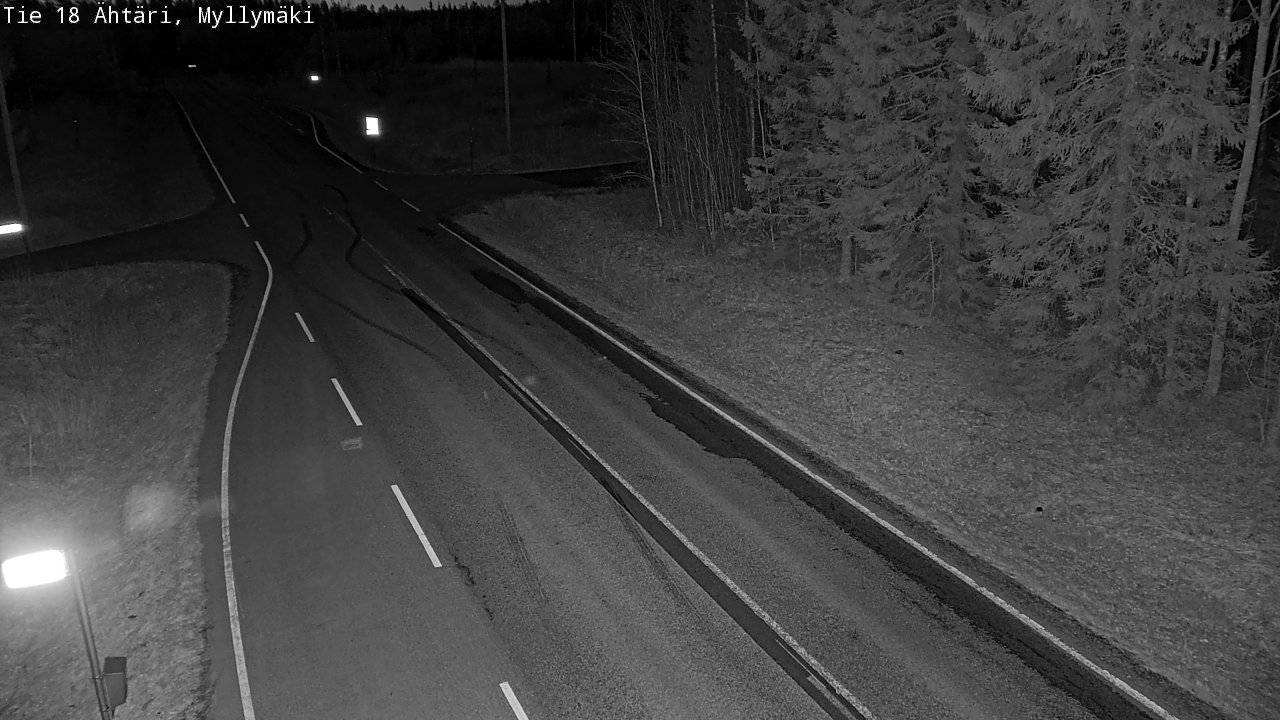 Weather Camera Image Road 18 Ähtäri, Myllymäki, Ähtäri, Etelä-Pohjanmaa