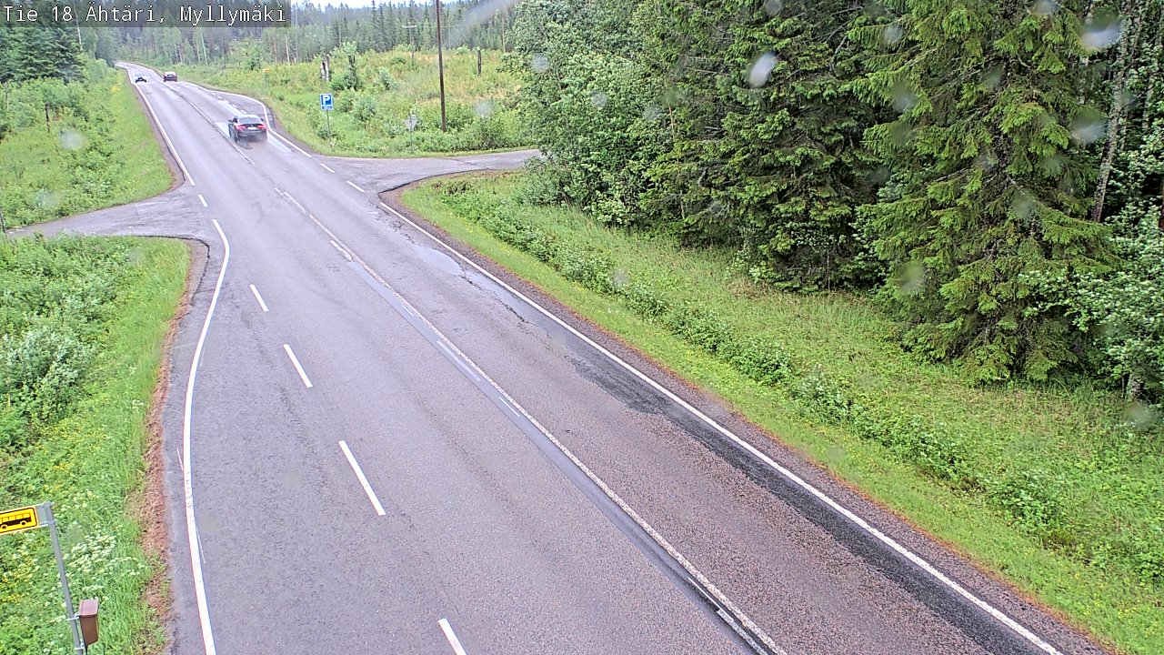 Weather Camera Image Väg 18 Etseri, Myllymäki, Ähtäri, Etelä-Pohjanmaa