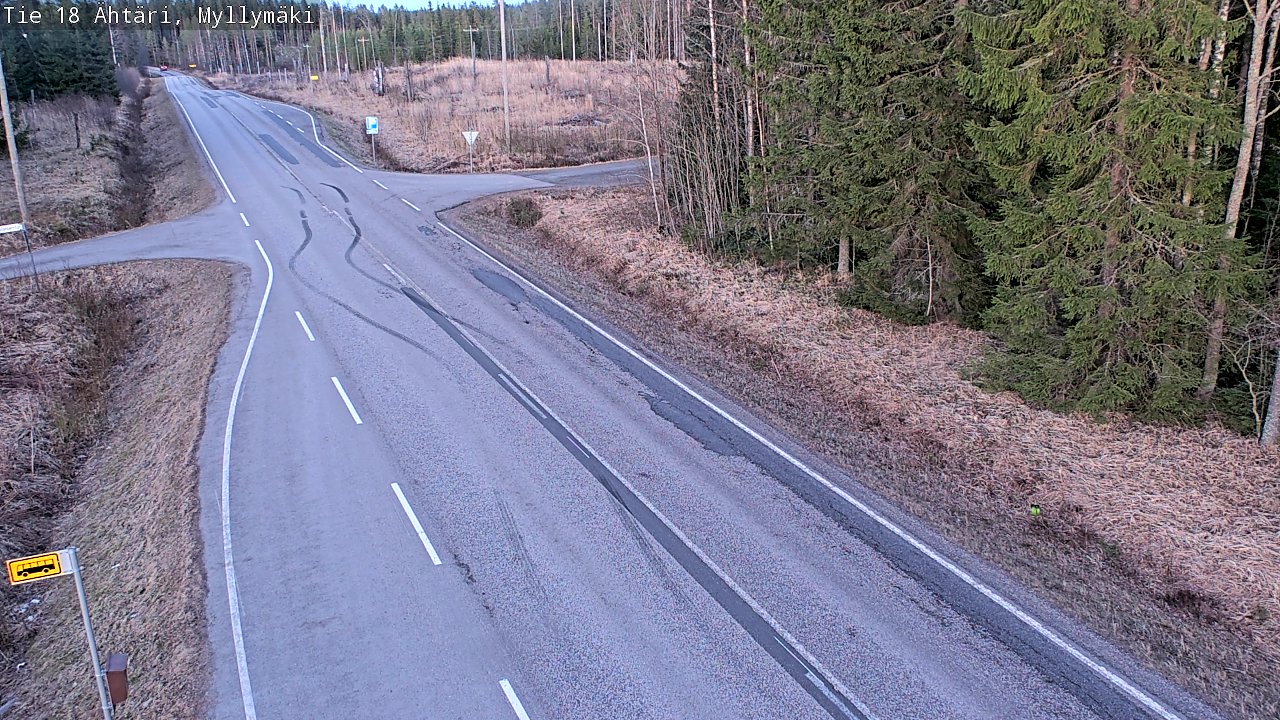 Weather Camera Image Road 18 Ähtäri, Myllymäki, Ähtäri, Etelä-Pohjanmaa