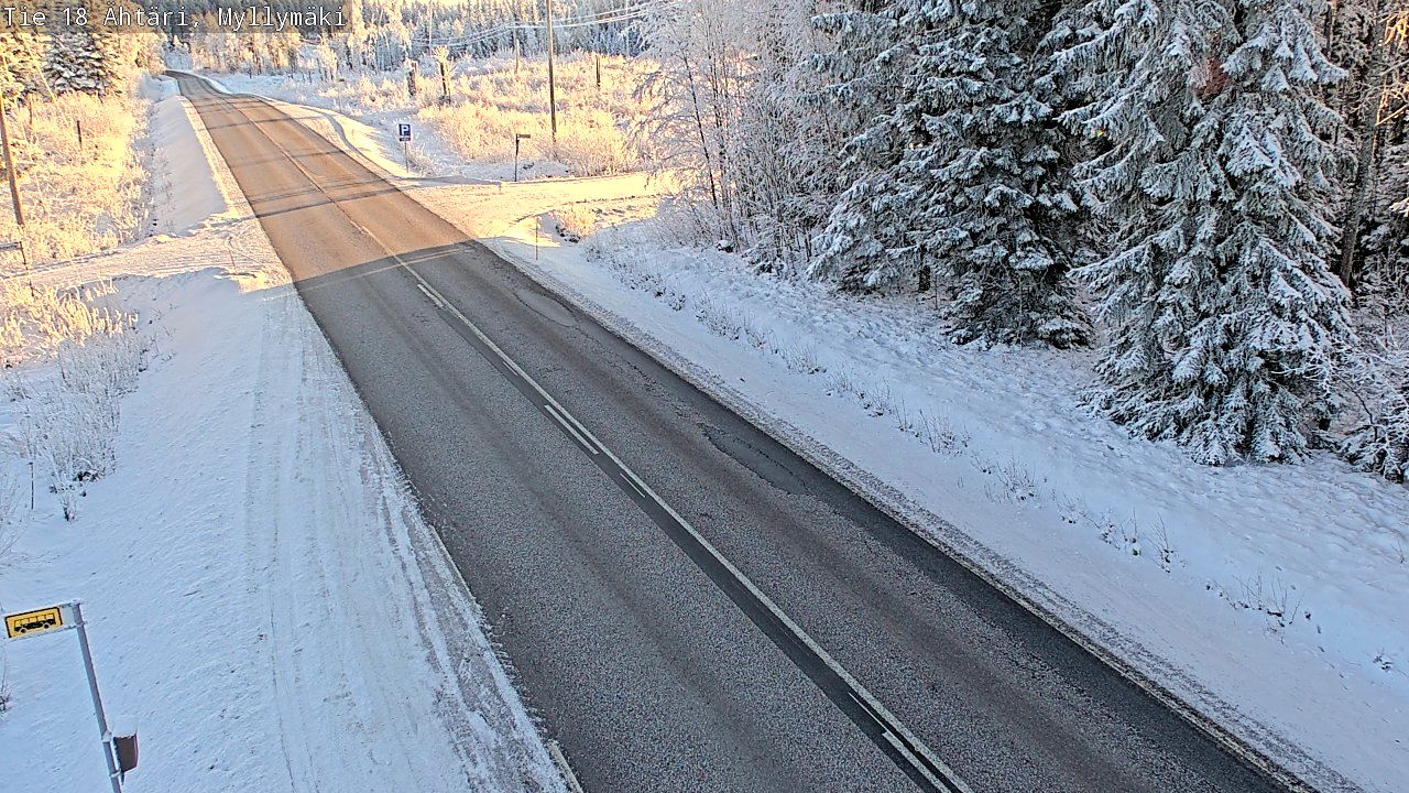Weather Camera Image Road 18 Ähtäri, Myllymäki, Ähtäri, Etelä-Pohjanmaa