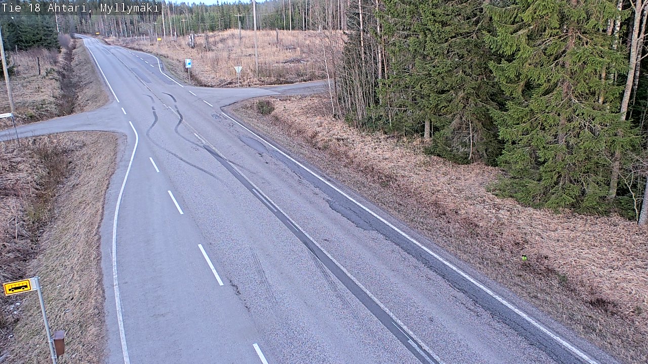 Weather Camera Image Road 18 Ähtäri, Myllymäki, Ähtäri, Etelä-Pohjanmaa