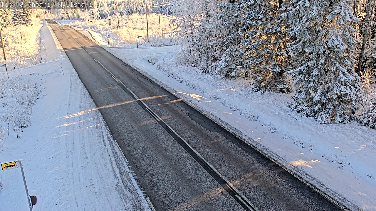 Weather Camera Image Road 18 Ähtäri, Myllymäki, Ähtäri, Etelä-Pohjanmaa