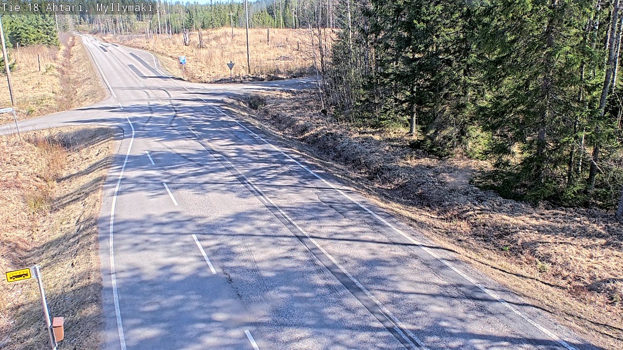 Weather Camera Image Road 18 Ähtäri, Myllymäki, Ähtäri, Etelä-Pohjanmaa
