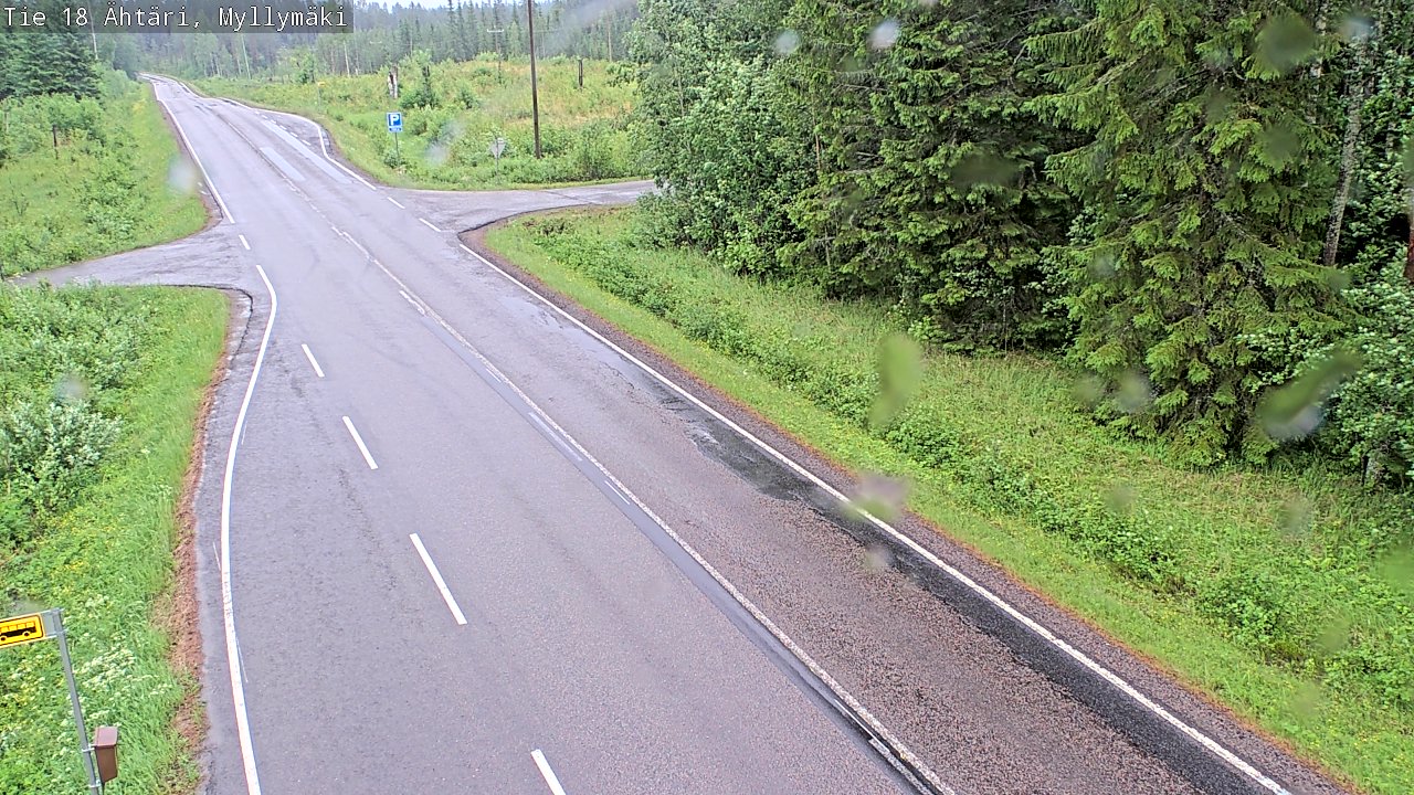 Weather Camera Image Road 18 Ähtäri, Myllymäki, Ähtäri, Etelä-Pohjanmaa
