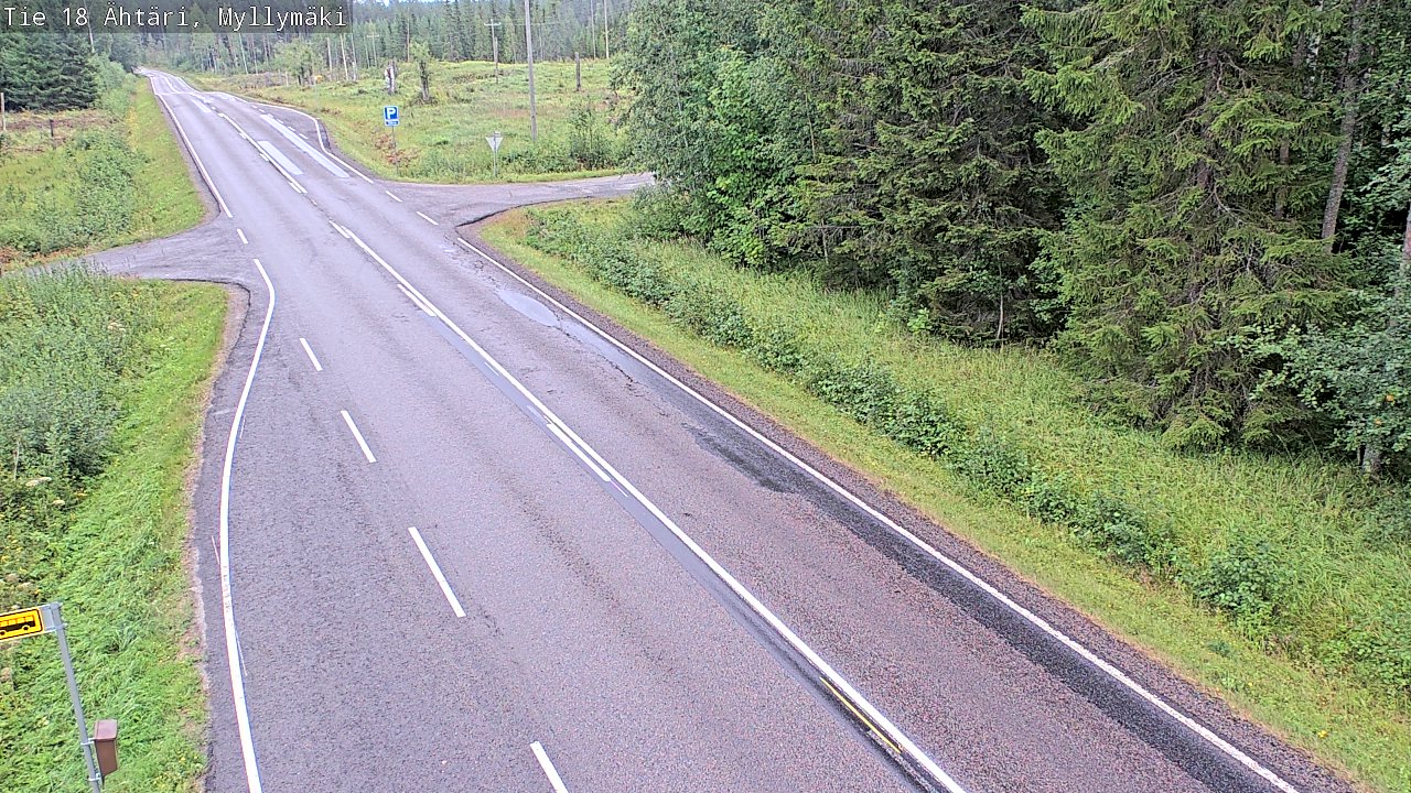 Weather Camera Image Väg 18 Etseri, Myllymäki, Ähtäri, Etelä-Pohjanmaa