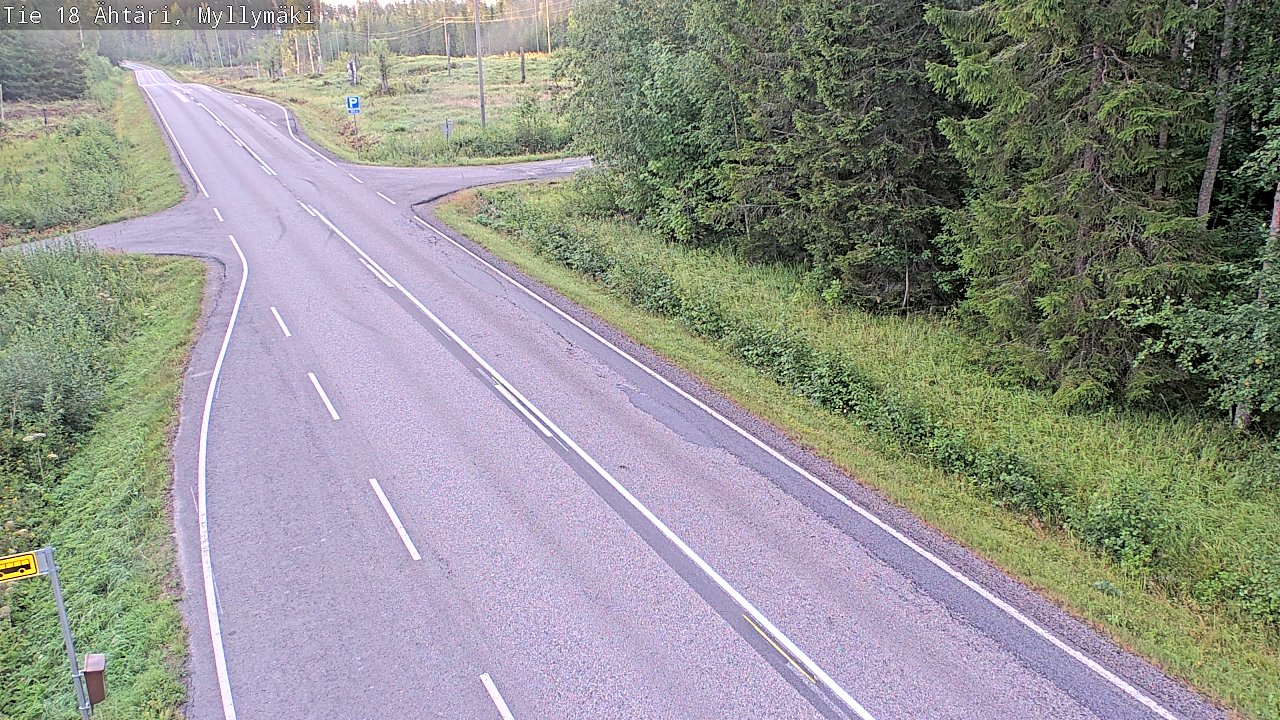 Weather Camera Image Road 18 Ähtäri, Myllymäki, Ähtäri, Etelä-Pohjanmaa