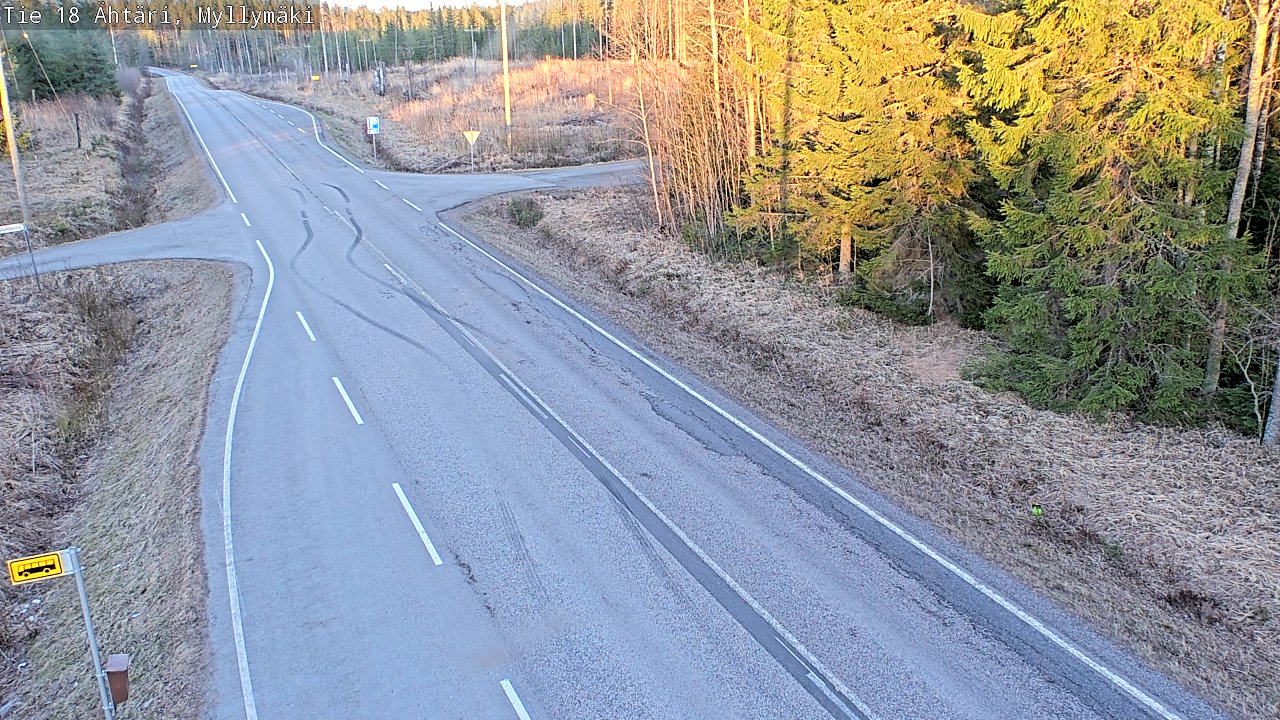 Weather Camera Image Road 18 Ähtäri, Myllymäki, Ähtäri, Etelä-Pohjanmaa