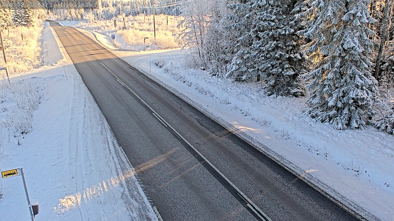 Weather Camera Image Road 18 Ähtäri, Myllymäki, Ähtäri, Etelä-Pohjanmaa
