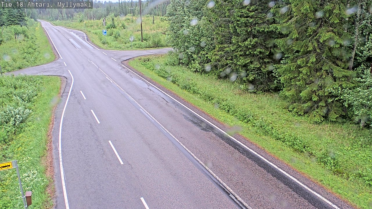 Weather Camera Image Väg 18 Etseri, Myllymäki, Ähtäri, Etelä-Pohjanmaa