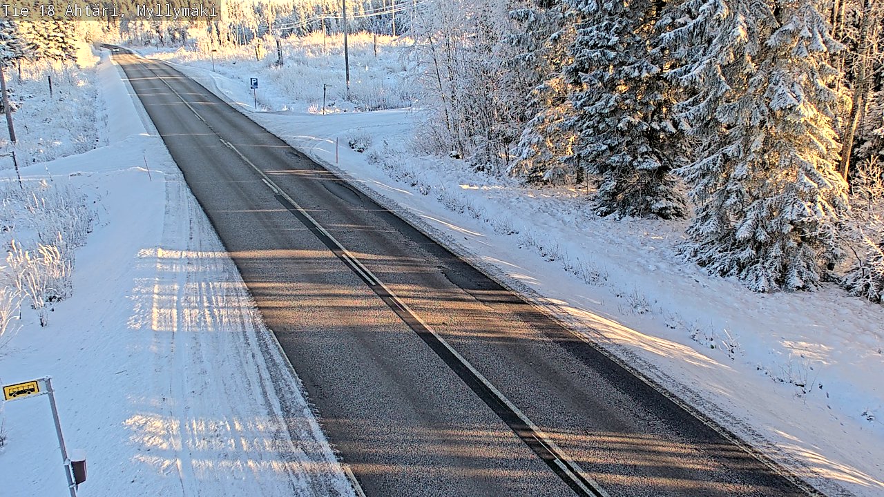 Weather Camera Image Road 18 Ähtäri, Myllymäki, Ähtäri, Etelä-Pohjanmaa
