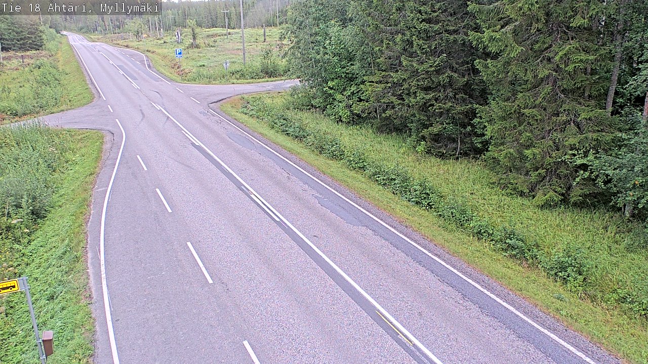 Weather Camera Image Road 18 Ähtäri, Myllymäki, Ähtäri, Etelä-Pohjanmaa